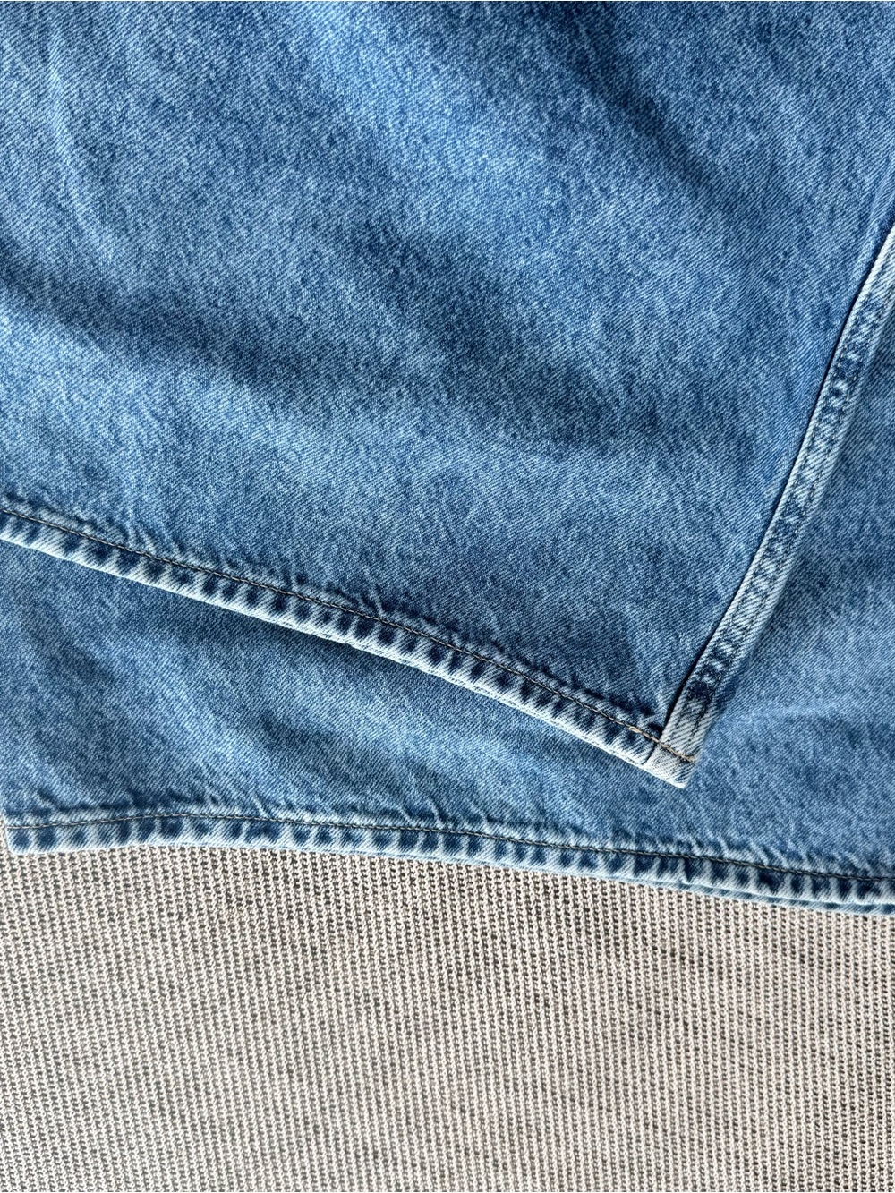 GAP Low Slung Extra Baggy Jeans in Light Blue Denim Size 18 - Picture 5 of 6